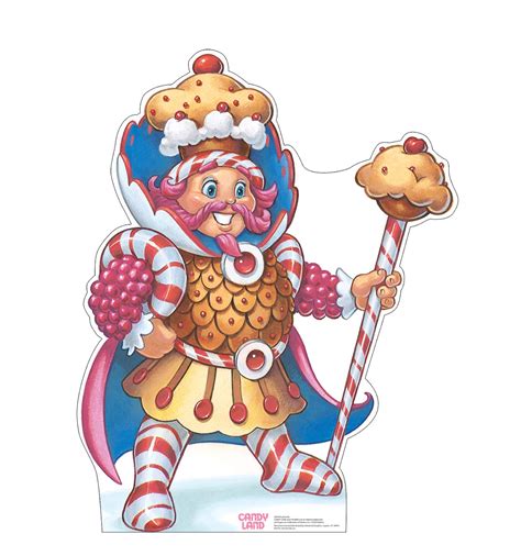 Candyland character illustrations featuring Mr. Mint and friends