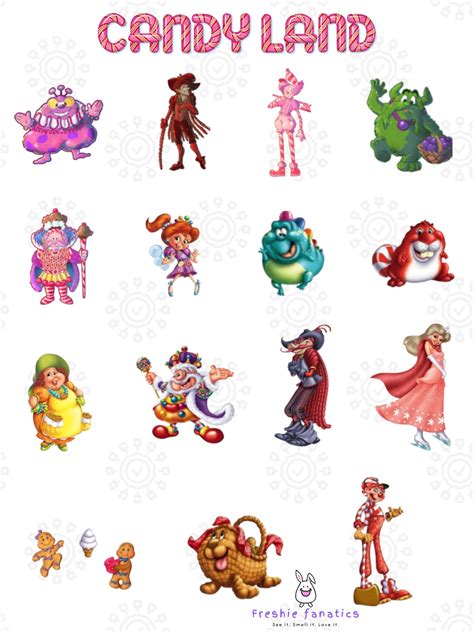 Candyland Characters