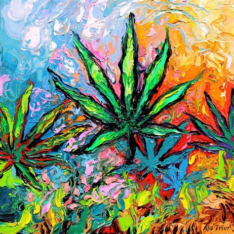 Cannabis-inspired art