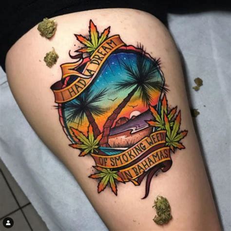 Cannabis Inspired Tattoos Collection