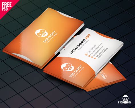 Canon Business Card Template PSD