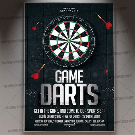 Canva Darts Template