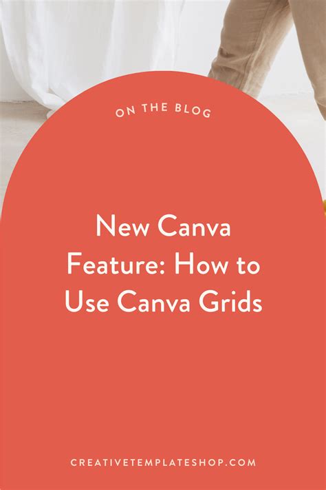 A screenshot of Canva's grid feature