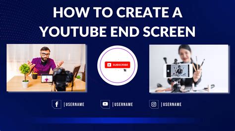 Canva YouTube End Screen Templates