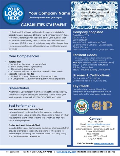 capability statement template 5