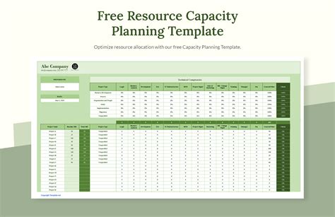 Capacity Planning Template Excel