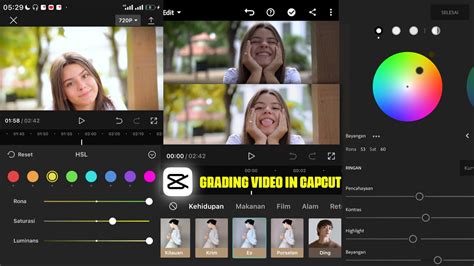 Color Adjustment and Grading in Capcut