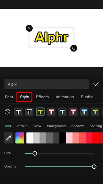 Capcut Fonts and Colors