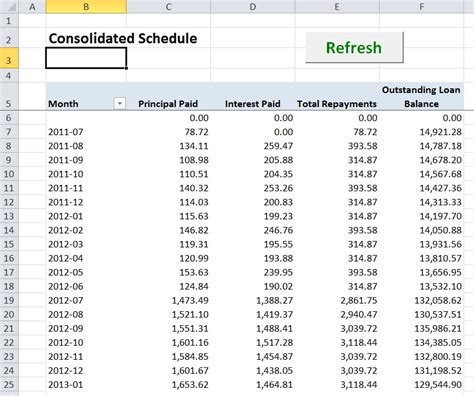 Capital Lease Amortization Schedule Example 8