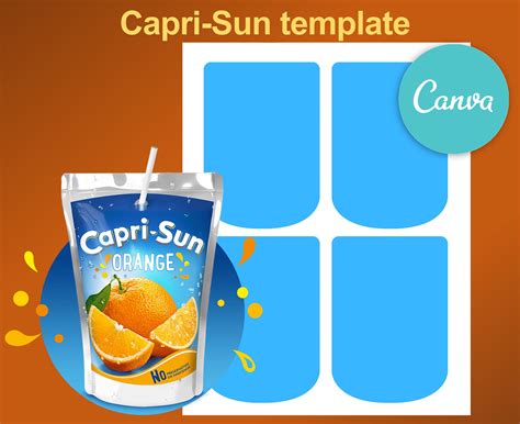 Capri Sun Label Template 1