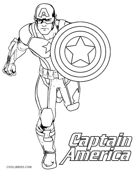 Captain America Coloring Pages 10