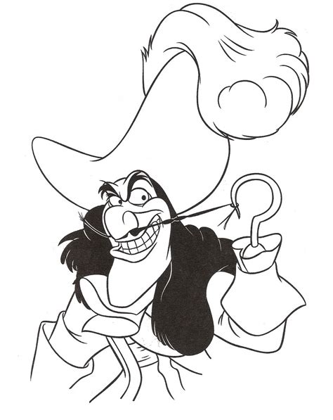 Captain Hook Coloring Page