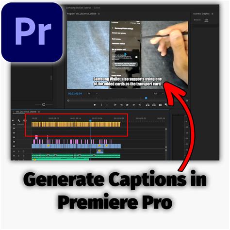 Premiere Pro caption template