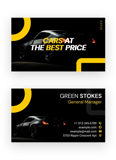 Car Business Card Template 10