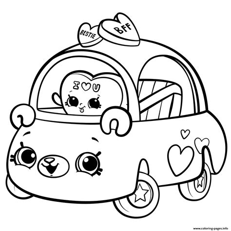 Car Coloring Pages For Girls