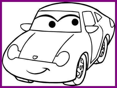 Car coloring pages for kids printable