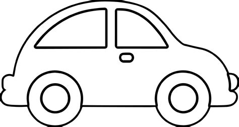 Car Coloring Pages For Preschoolers