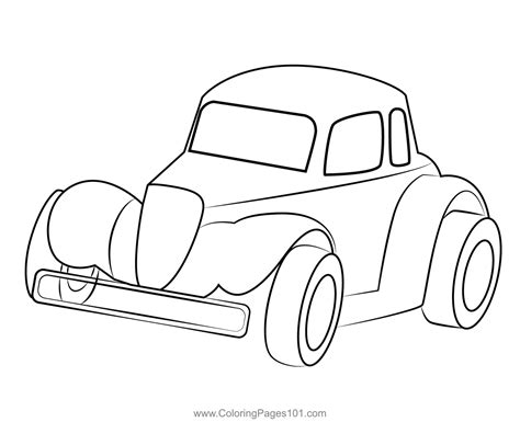 Car coloring pages with educational value