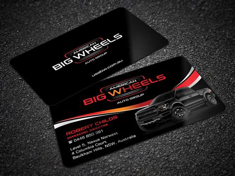 Car Dealership Business Card Template