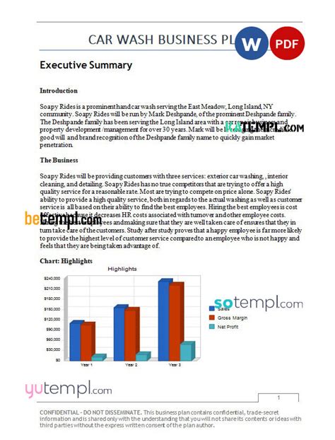 Car Detailing Business Plan Template 6