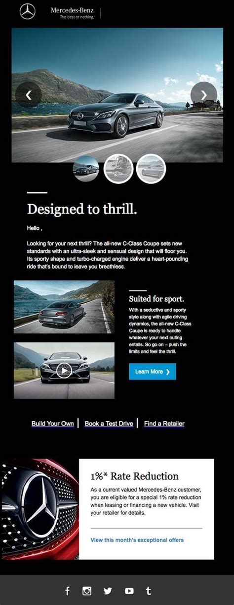 Car email marketing templates