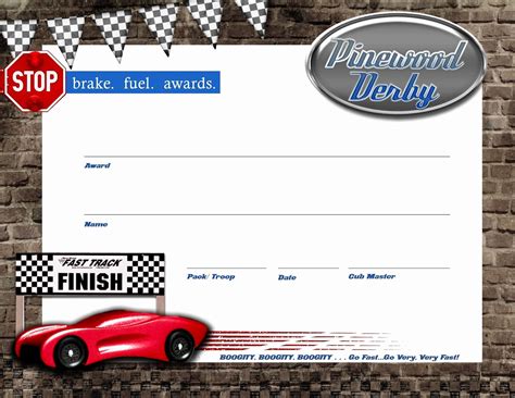 Car Inspection Gift Certificate Template