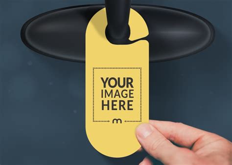 Car Mirror Hang Tag Design Template