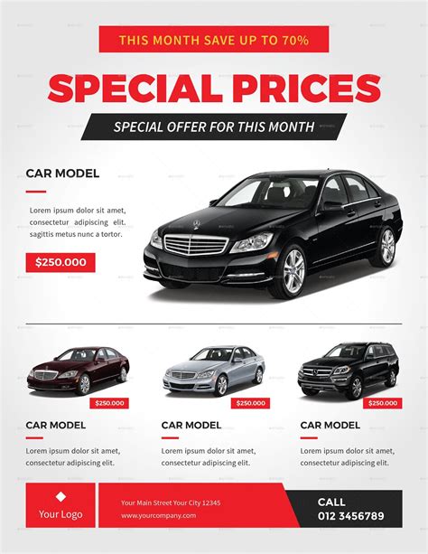 Car Sale Flyer Template 7