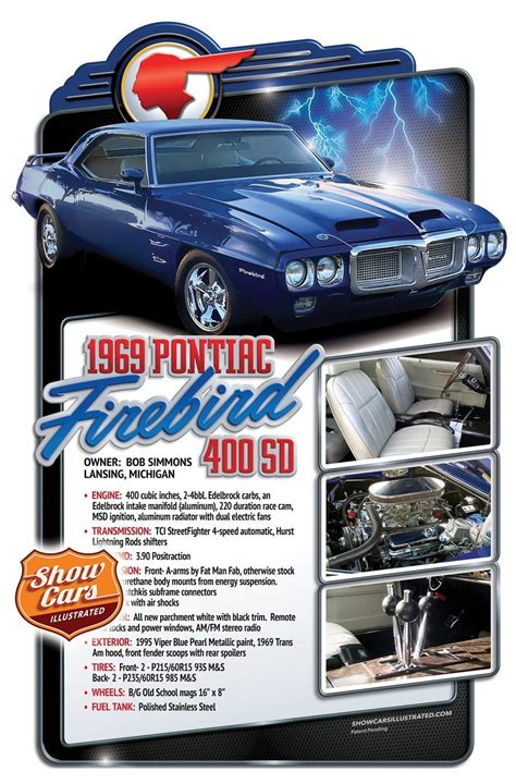 car show board template examples