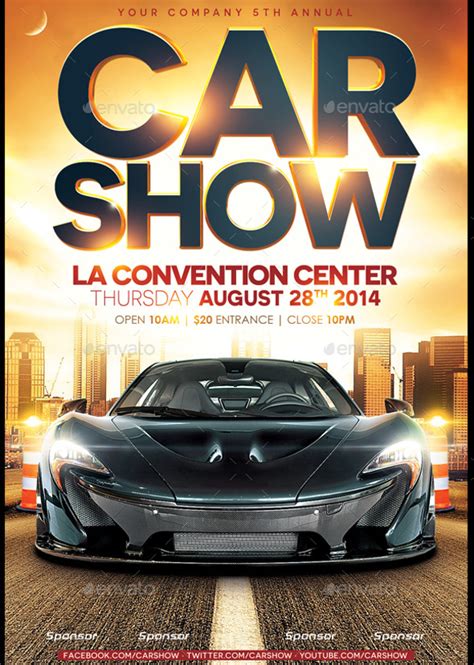 Car Show Flyer Design 2