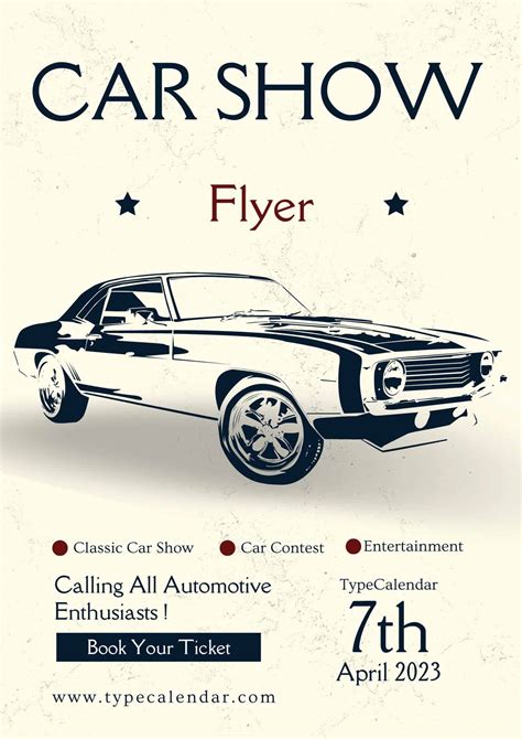 Car Show Flyer Design 5