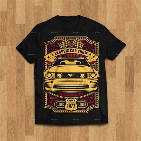 Car Show T Shirt Design Template 8