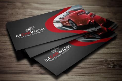 Car Wash and Detailing Business Card