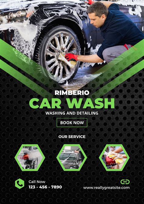 Car Wash Flyer Template Designs