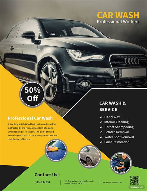 Car Wash Flyer Template Example 10