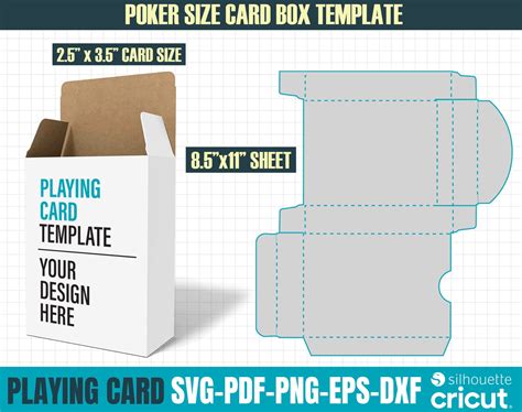 Card Deck Box Template Ideas 1