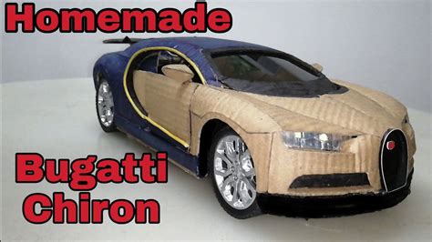 Cardboard Bugatti Chiron Template 1