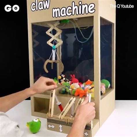 Cardboard Claw Machine Design