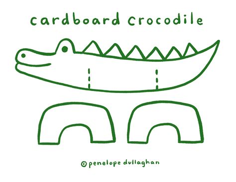 Crocodile's Head Template