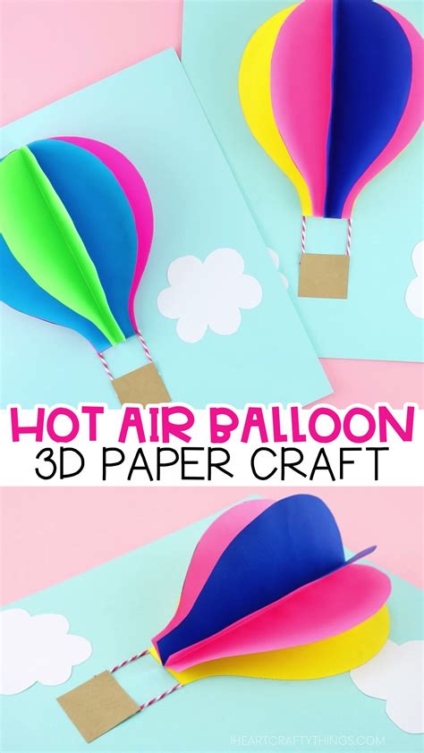 Cardboard Hot Air Balloon Template