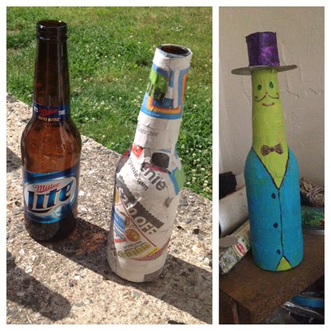 Cardboard Paper Mache Beer Template