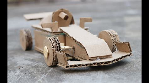 Cardboard race car template design 1