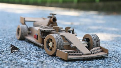 Cardboard race car template design 4