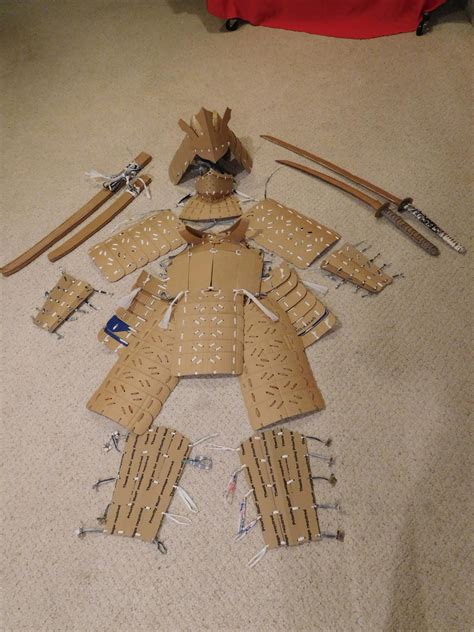 Cardboard Samurai Armor 5