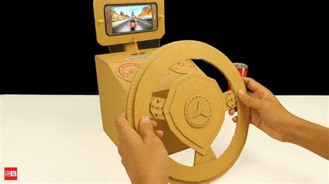 Cardboard Sheet Truck with Steering Wheel