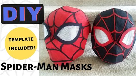 Cardboard Spider-Man mask