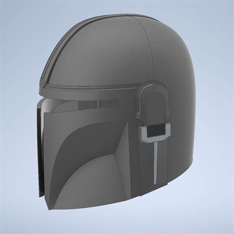 Cardboard Template for Din Djarin Helmet