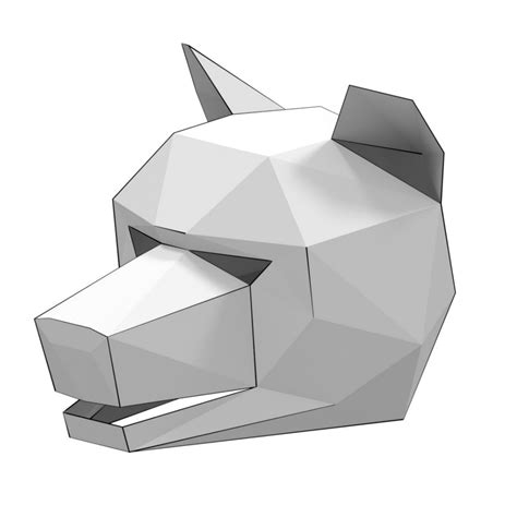 Wolf's Head Template