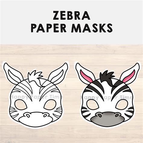 Zebra's Head Template