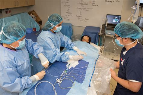 Cardiac technician working in lab